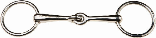 Korsteel Stainless Steel Weymouth Loose Ring Bradoon Snaffle Bit