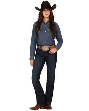 Cinch Women's Slim Fit Jenna Jean- Rinse-11R