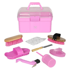 TuffRider Ultimate Groom Box Kit 8Pc-Pink