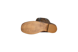 TuffRider Toddler's Rushmore Square Toe Western Boot- Brown- 5T