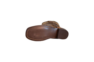 TuffRider Children's Sequoia Square Toe Western Boot- Brown- 1C