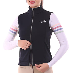 Equine Couture Ladies Techno Vest- Black- S
