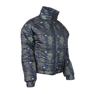 Dapplebay Reversible Puffer Jacket - Navy/Autumn Toile-S