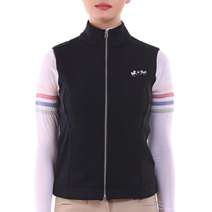 Equine Couture Ladies Techno Vest- Black- S