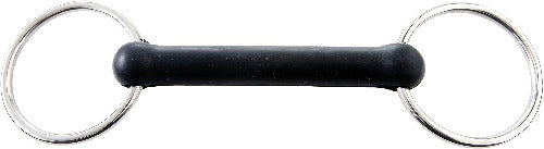 Korsteel Solid Rubber Mouth Loose Ring Snaffle Bit