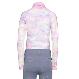 Dapplebay Lavender Haze 1/4 Zip Light Riding Top-Lavender-S