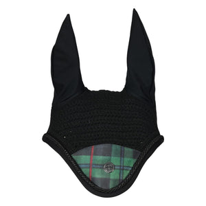 Dapplebay Holiday Plaid Pony Fly Veil - Green
