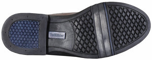TuffRider Men's Baroque Front Zip Paddock Boots w/ Metal Zipper - Mocha - 10.5