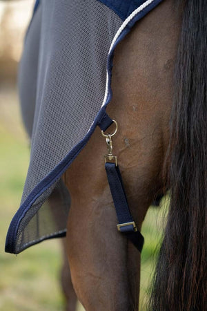 TuffRider Hybrid Standard Neck Cooler-Navy/Gray-75