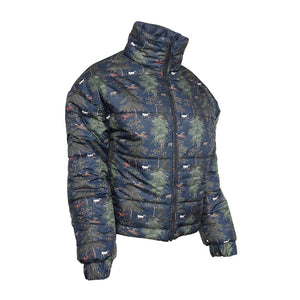 Dapplebay Reversible Puffer Jacket - Navy/Autumn Toile-S
