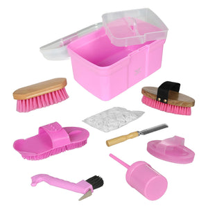 TuffRider Ultimate Groom Box Kit 8Pc-Pink