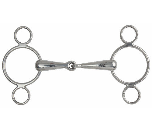 Shires Hollow Mouth Two Ring Gag