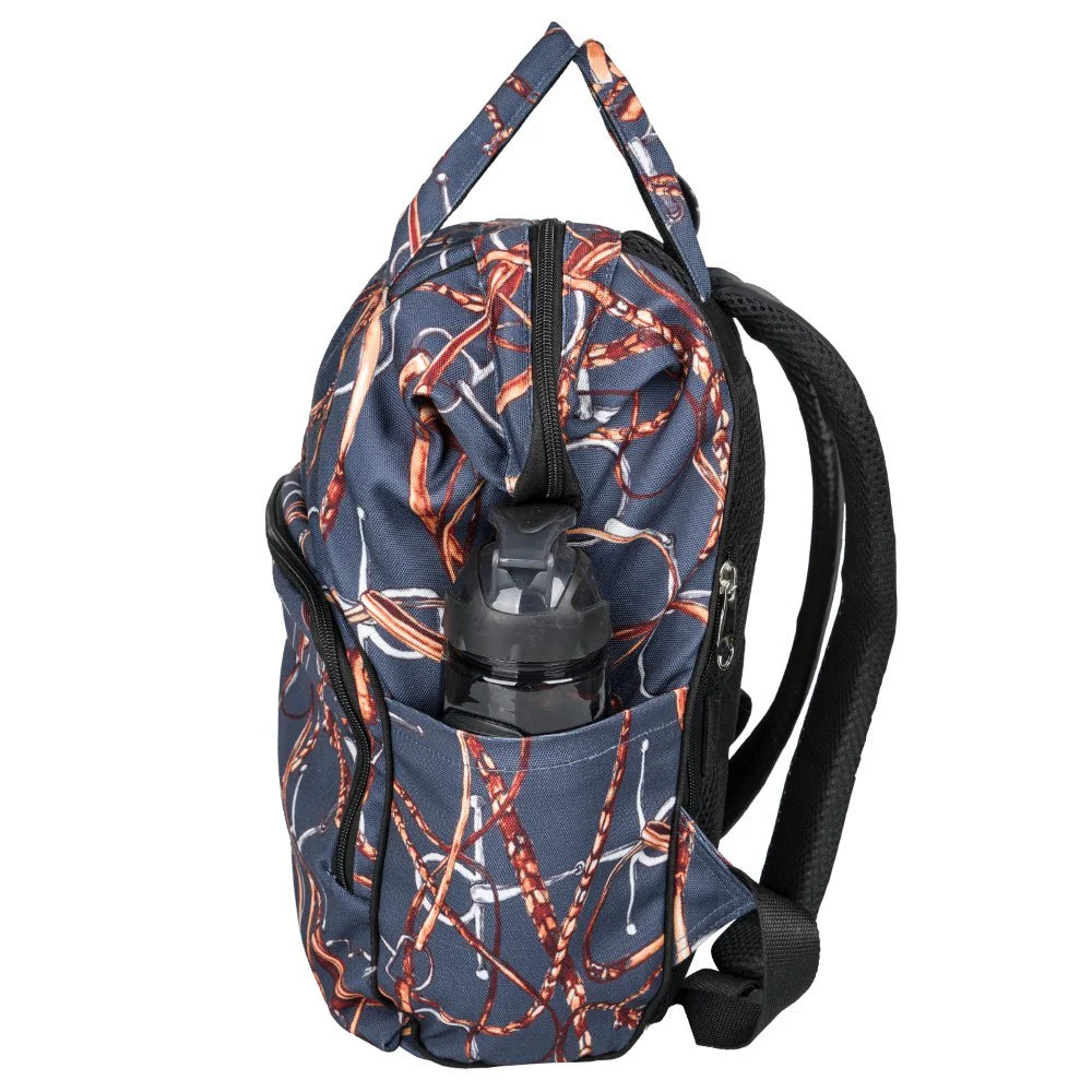 AWST Int'l Lila Snaffle Bit Bridles Backpack and Laptop Case