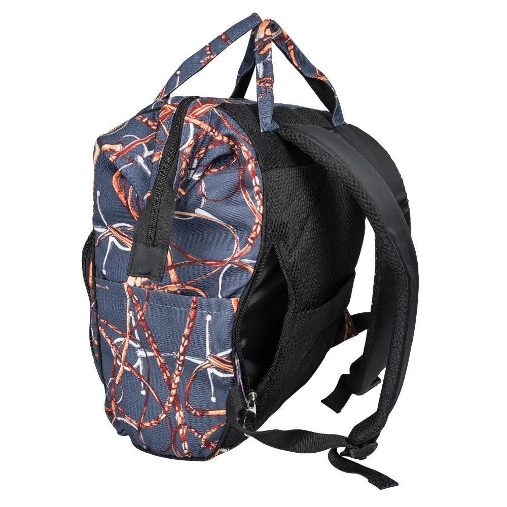 AWST Int'l Lila Snaffle Bit Bridles Backpack and Laptop Case