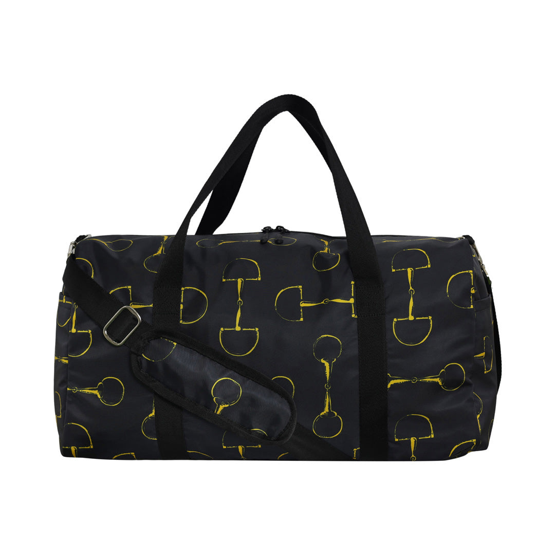 AWST Int'l Lila Vintage Snaffles Duffle Bag - Black