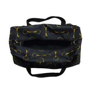 AWST Int'l Lila Vintage Snaffles Duffle Bag - Black