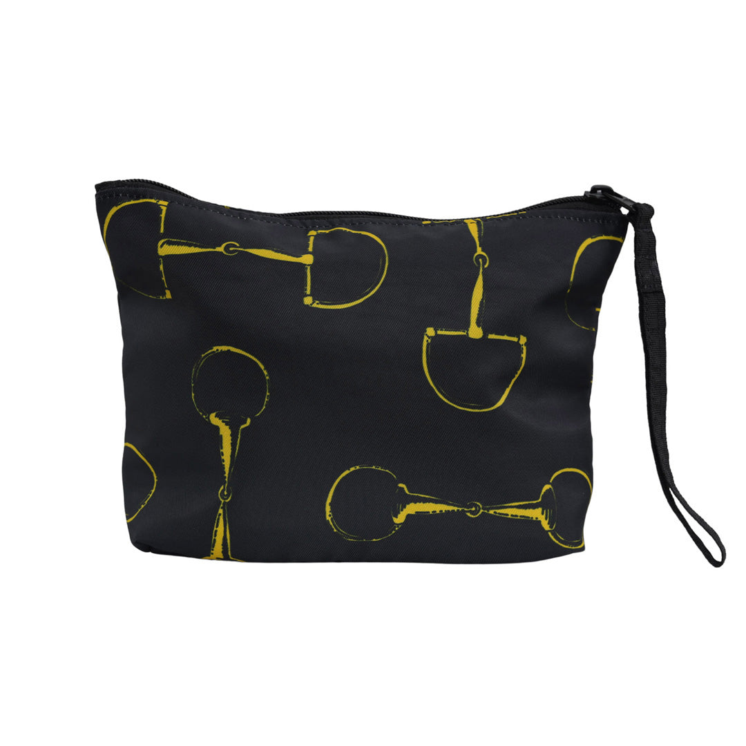 AWST Int'l Lila Vintage Snaffles Accessory Bag - Black