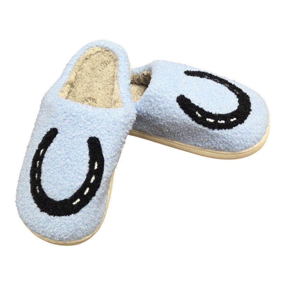 AWST Int'l Cozy Horseshoe Slippers - The Carousel Horse