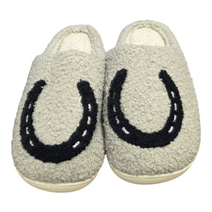 AWST Int'l Cozy Horseshoe Slippers