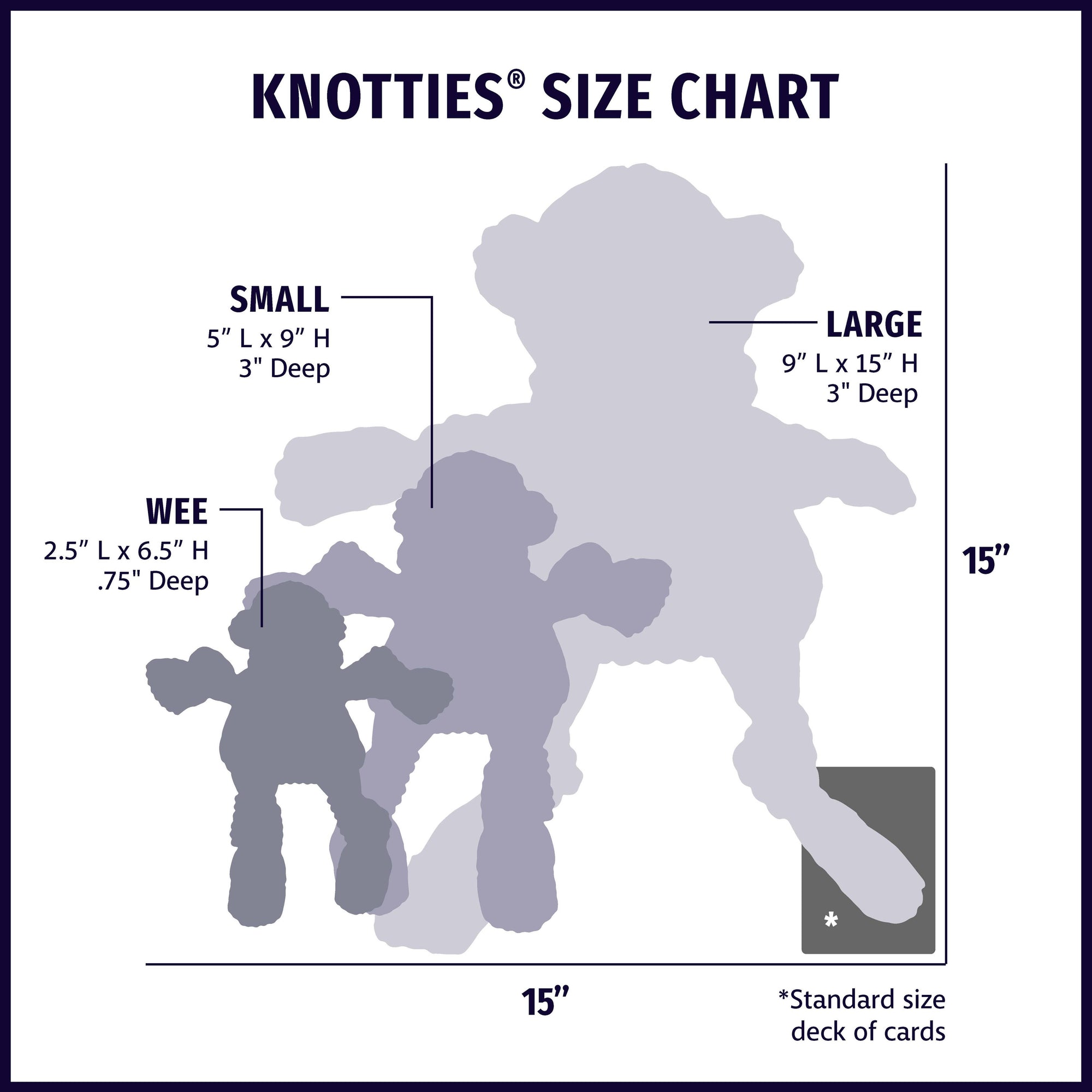HuggleHounds - Morris Moose Knottie Plush Dog Toy: Small