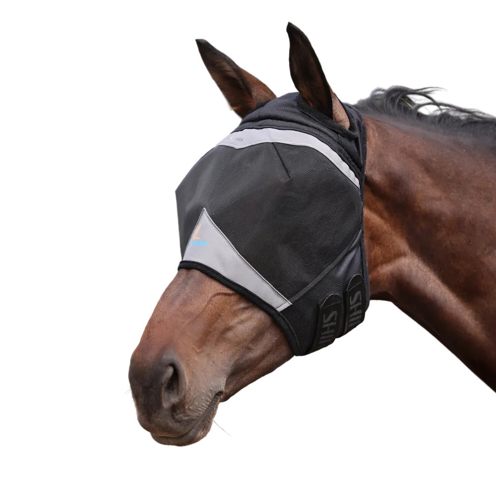 Shires FlyGuard Pro Fine Mesh Fly Mask With Ear Hole - The Carousel Horse
