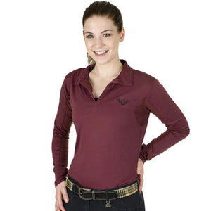 TuffRider Ladies Taylor Long Sleeve Polo