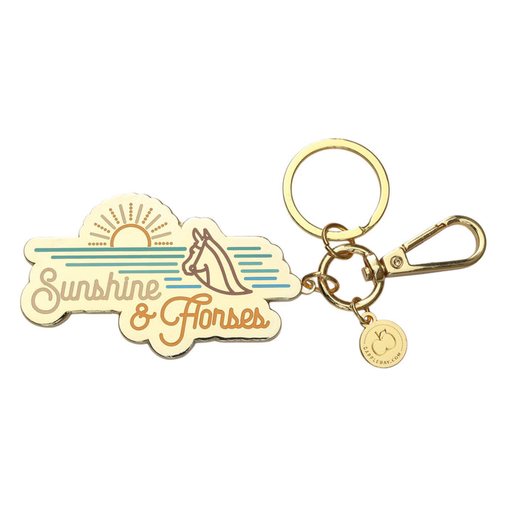 Dapplebay Keychain - Sunshine and Horses