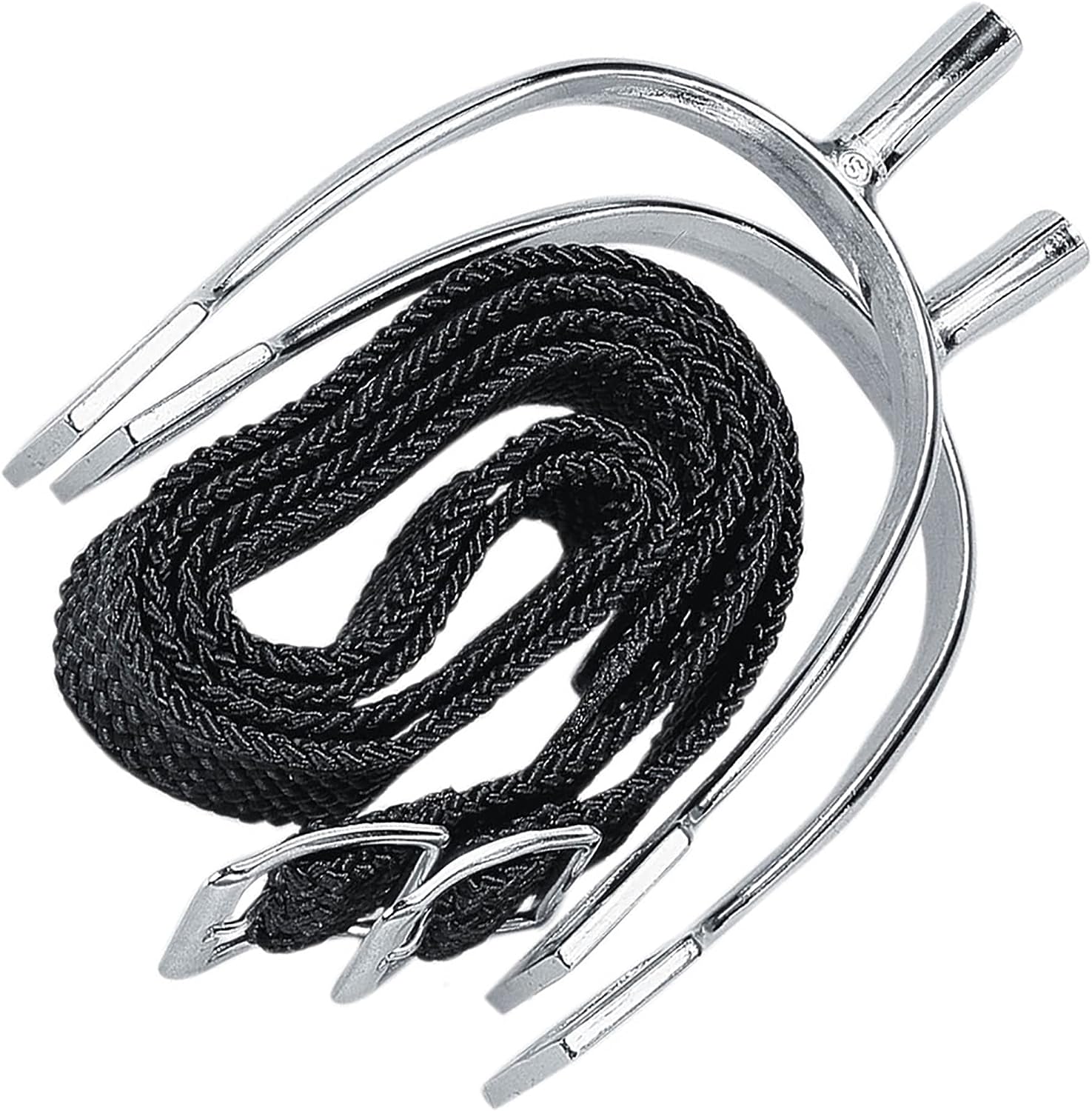 Korsteel Pow Never Rust Spurs with Straps