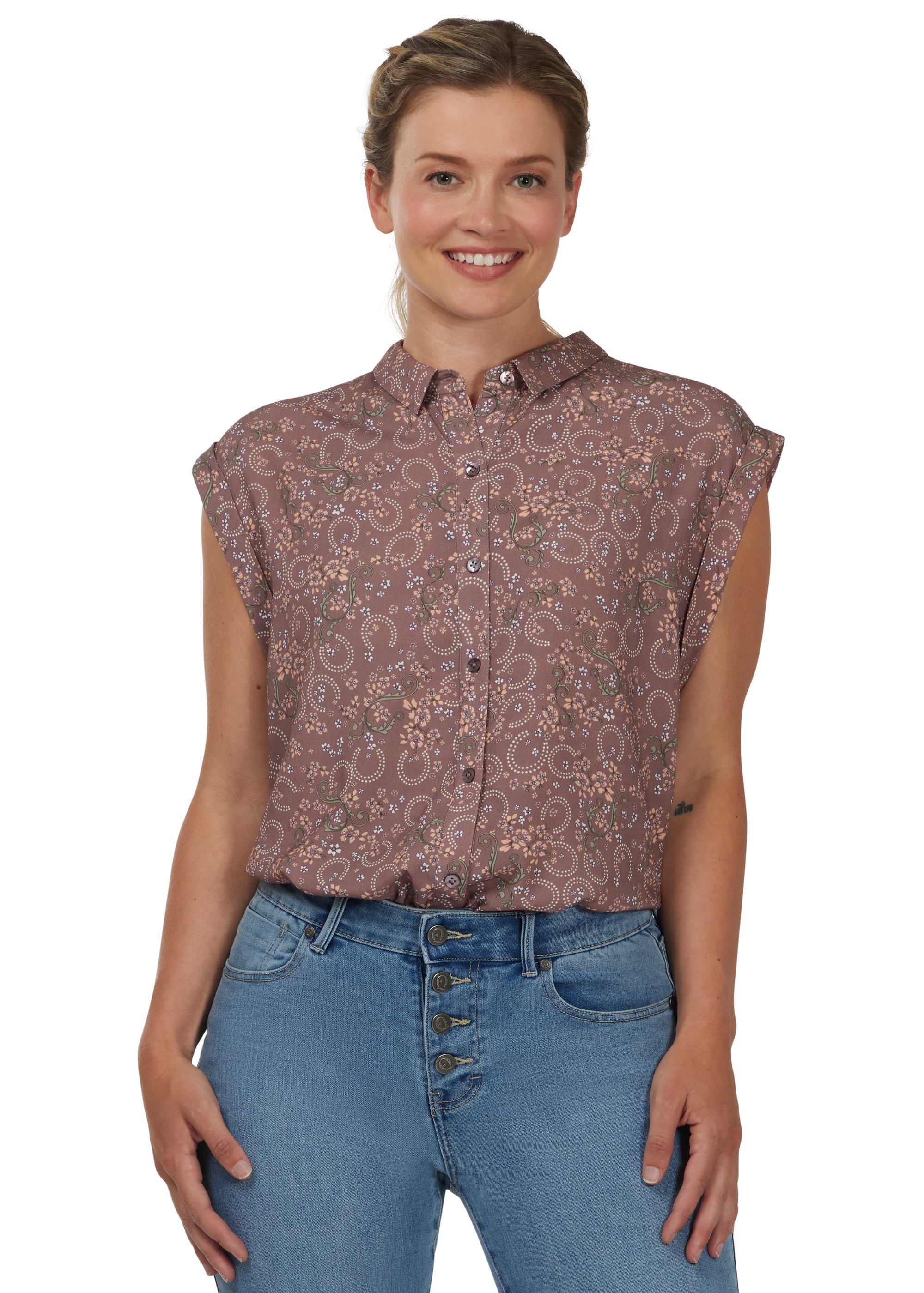 Kerrits Charmed Cap Sleeve Shirt