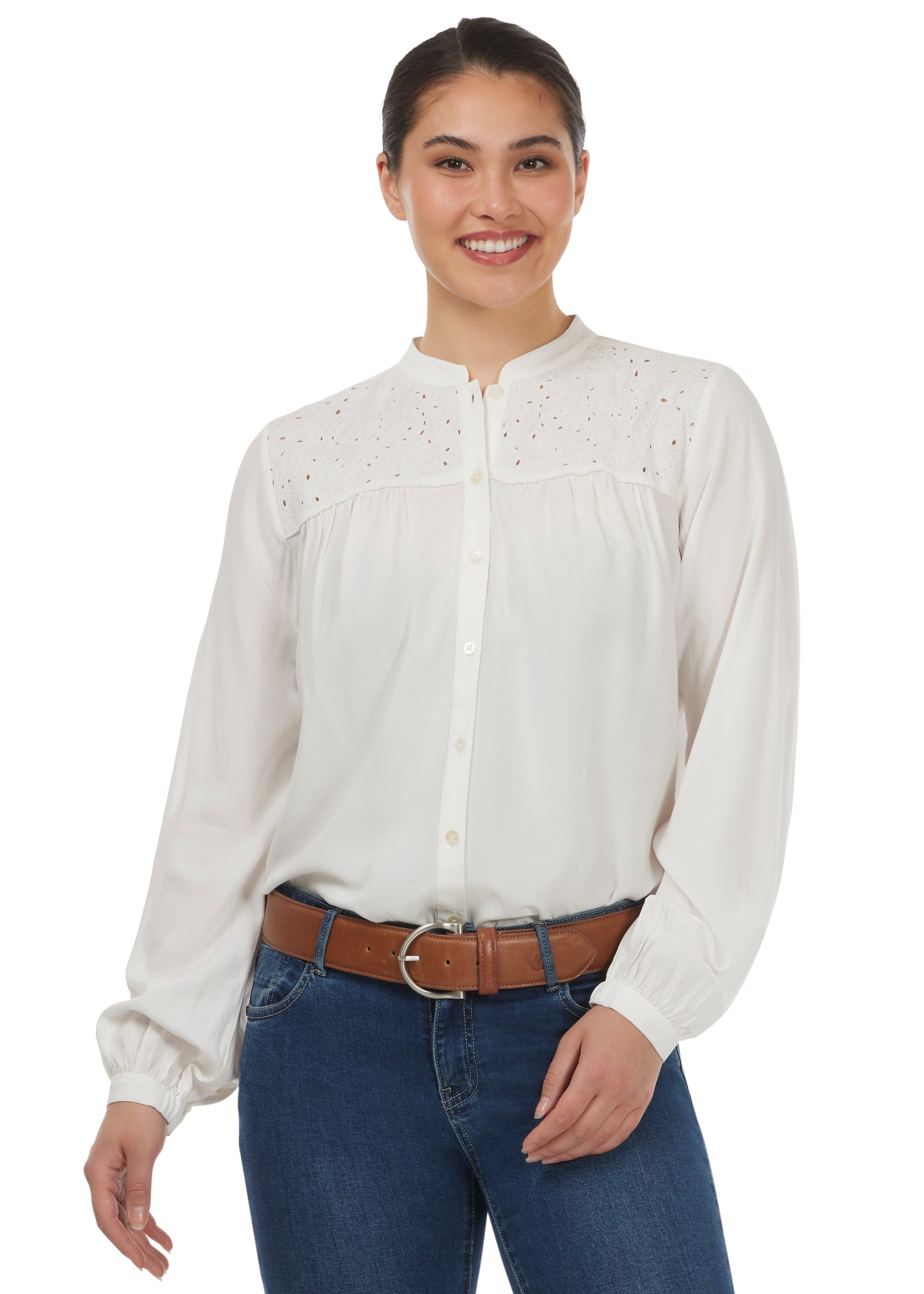 Kerrits Hollyhocks & Horseshoes Blouse CLOSEOUT