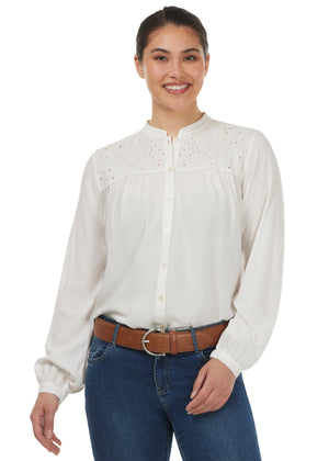 Kerrits Hollyhocks & Horseshoes Blouse