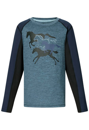 Kerrits Kids Round Up Base Layer Long Sleeve T-Shirt CLOSEOUT