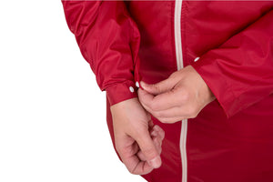 Equine Couture Ladies Downpour Rain Jacket- Red- XS