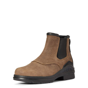 Ariat Women's Barnyard Twin Gore II Waterproof Boot- Antique Brown- 10