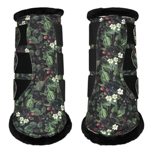 Dapplebay Blackberry Daze Brush Boots-S