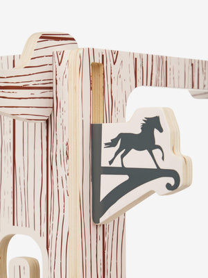Lemieux Wooden Toy Pony Stable Set