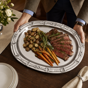 Arthur Court - Equestrian Oval Platter