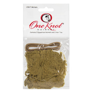 ONE KNOT One Knot Hair Net - Light Brown 2PK