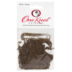 ONE KNOT One Knot Hair Net - Light Brown 2PK