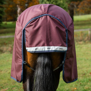 Amigo® 1200D Turnout 100g - Burgundy/Navy & Titanium Grey, 87