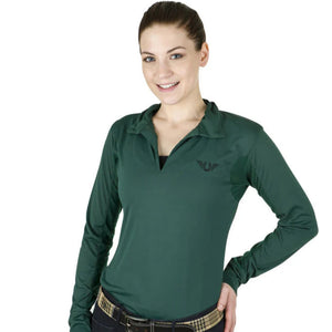 TuffRider Ladies Taylor Long Sleeve Polo
