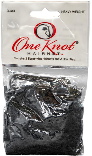 ONE KNOT One Knot Heavy Hair Net - Light Brown 2PK