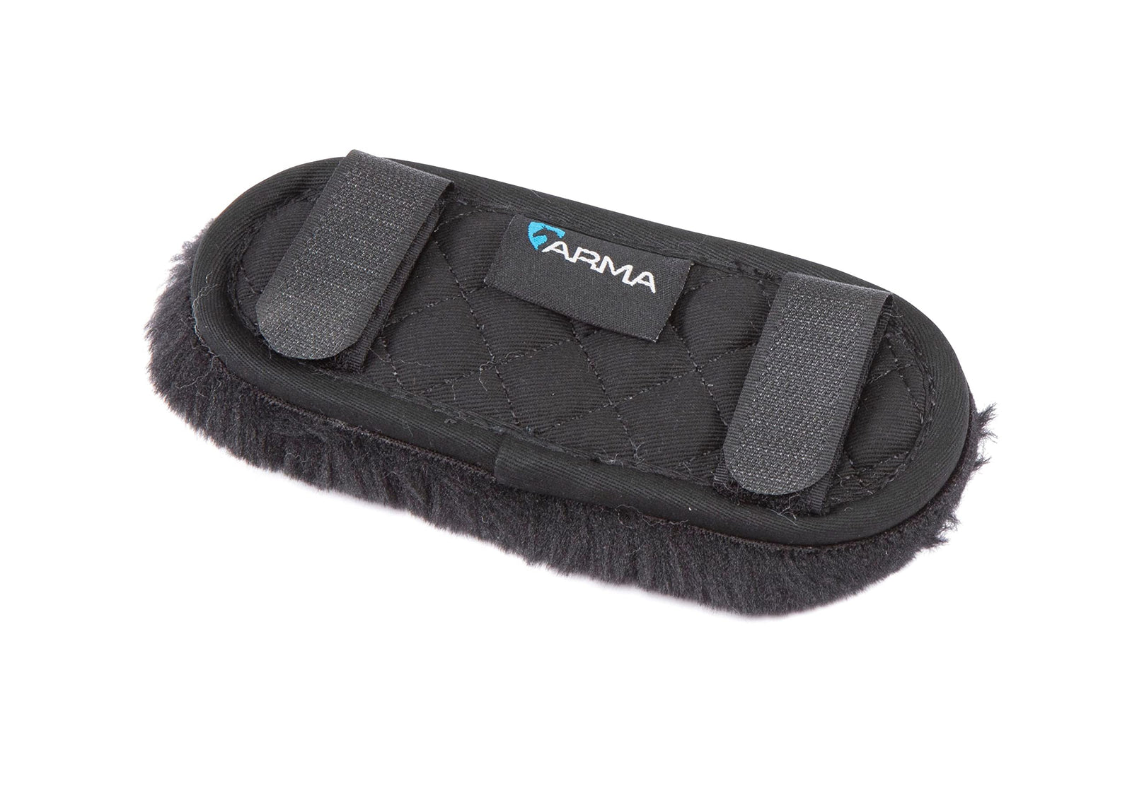 Shires ARMA SupaFleece Chin Guard Black  6"
