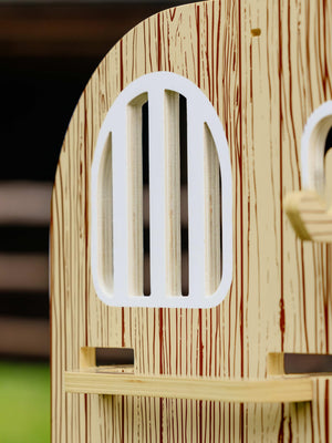Lemieux Wooden Toy Pony Stable Set