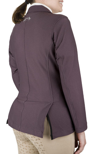 Equine Couture Ladies Equivent Show Coat - Wine Tasting - M