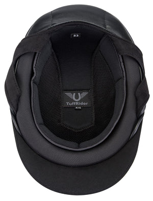TUFFRIDER VENTEK MICROTOUCH HELMET- BLACK- 6 3/4