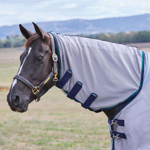WEATHERBEETA COMFITEC ZEPHYR FLY SHEET COMBO GREY/NAVY/FOREST GREEN 81"