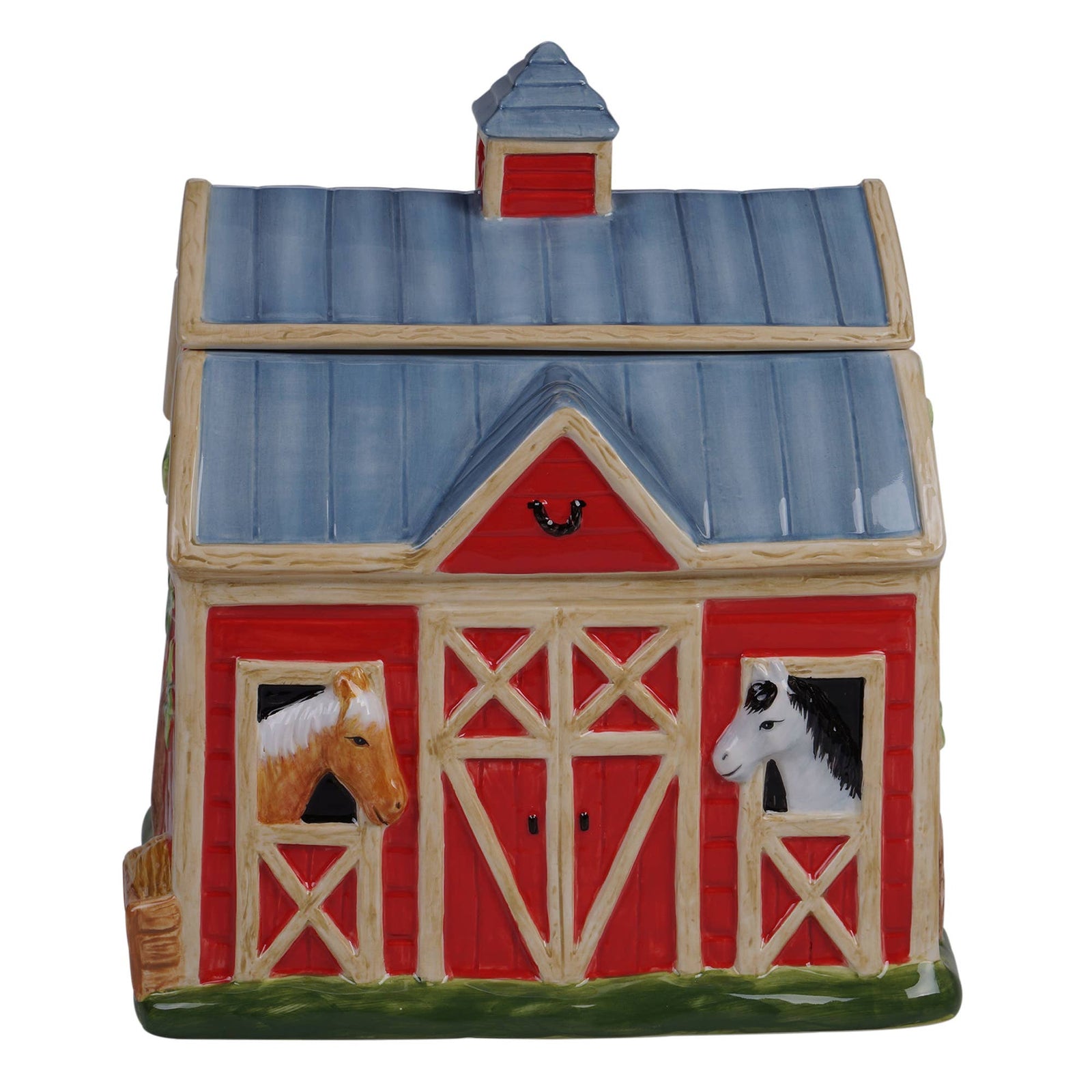 Clover Farm Horse 3-D Barn Cookie Jar