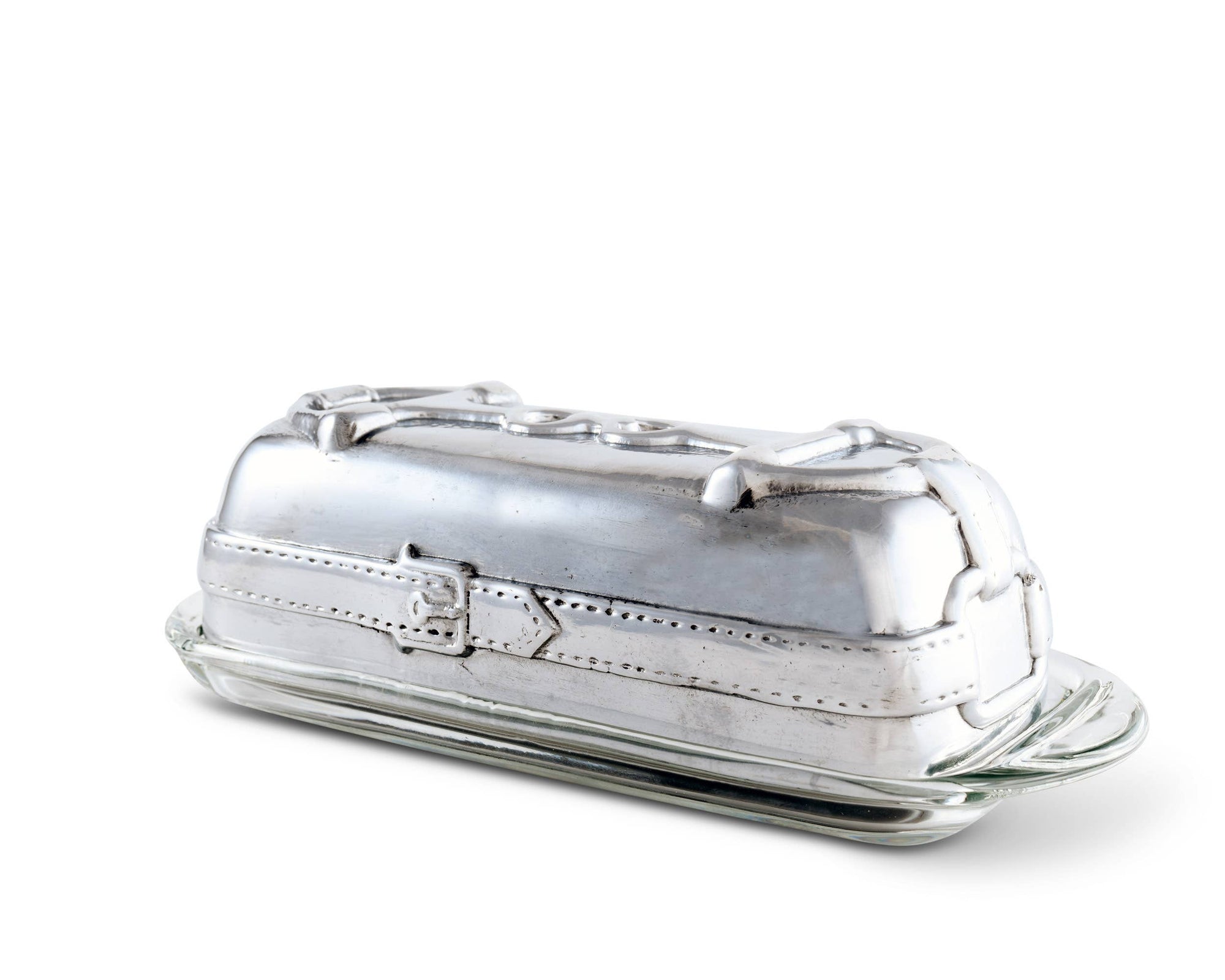 Arthur Court - Equestrian Butter Dish