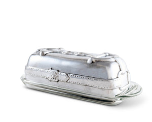 Arthur Court - Equestrian Butter Dish